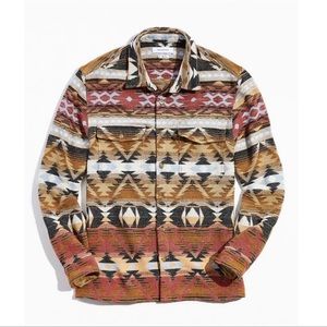 Urban Outfitters Jacquard Southwestern/Aztec Button Down
